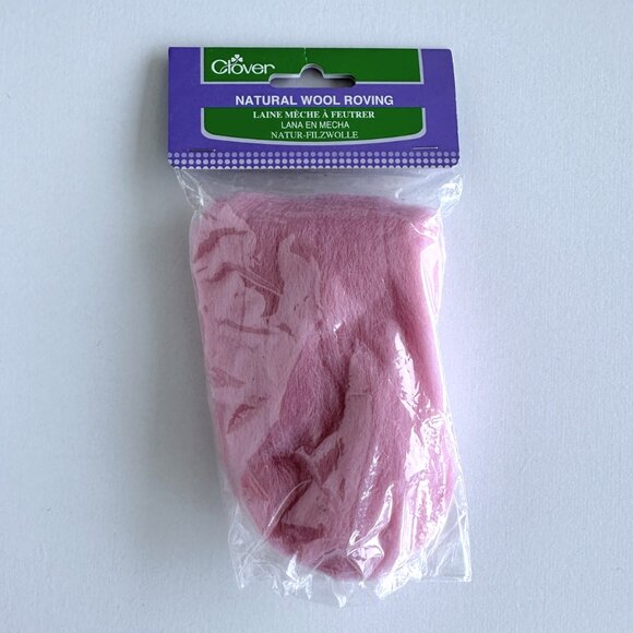 Clover Natural Wool Roving Lot of 9 Packs - Picture 6 of 11